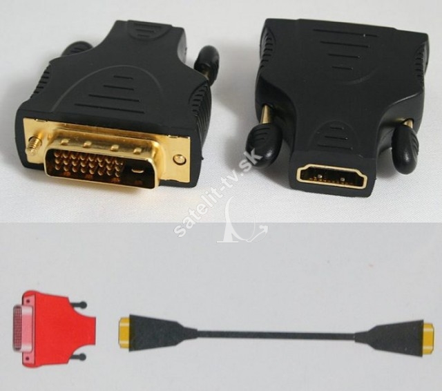 Redukcia DVI-D kol. - HDMI 1.3 dut.