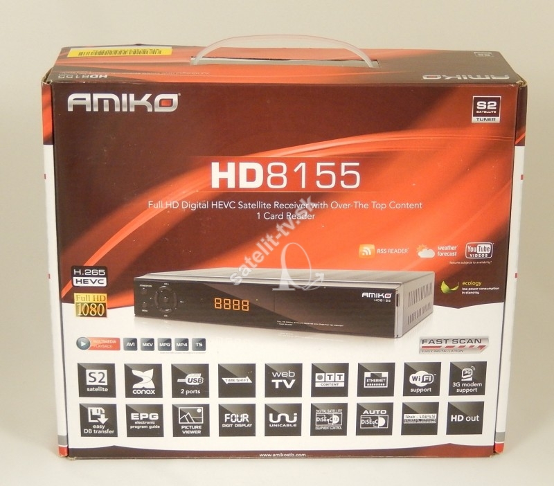 Amiko HD 8155 Orange box