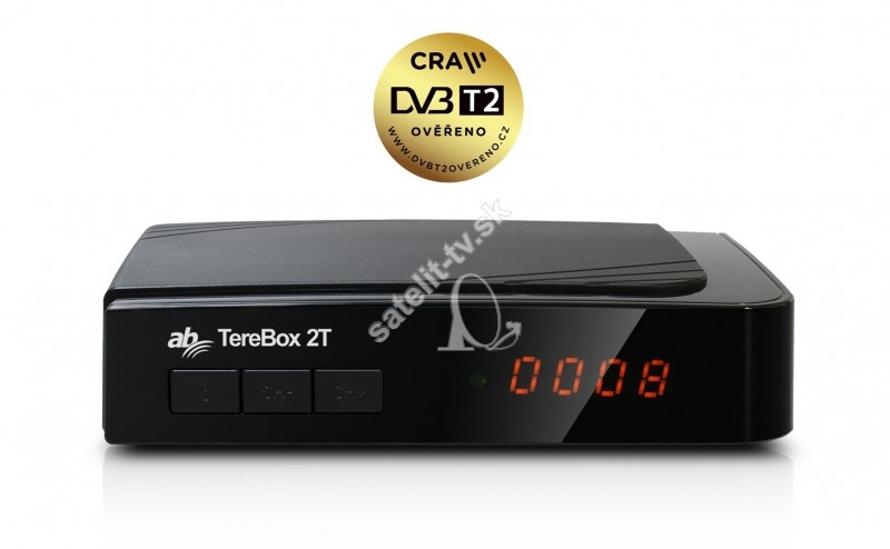 DVB-T2 prijímač AB TereBox 2T HD