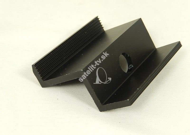 FVE krajný úchyt  pre fotovoltické panely - 35mm čierna