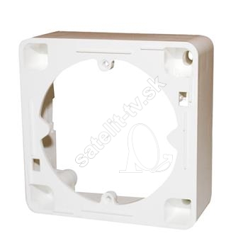 Krabička na stenu pre zásuvky TRIAX AR20 biela