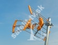 DVB-T2 antena TECATEL Mandarine Triple LTE - 15dB