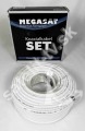 Koaxilny kbel Megasat 120dB SET v krabici 30m