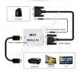 HDMI-rozboova VGA vstup na HDMI vstup