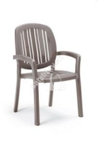 Záhradná stolička Ponza, plast, 60x58x90cm