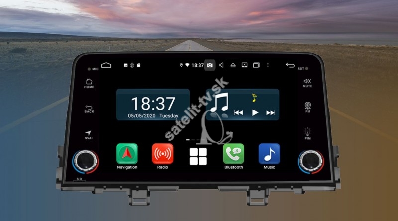 Android rádio Kia Picanto 2016 -2023 - CarPlay