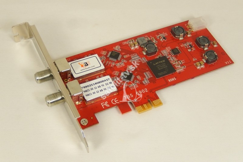 TBS 6902 DVB-S2 Dual Tuner PCIe Card