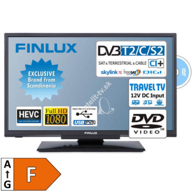 Televízor FINLUX 24 FDM5660 DVD- SMART-  WIFI - SAT  DVB-T2