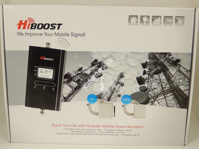 Zosilovač signálu  HiBoost Hi13-EW dualband - EGSM900 - WCDMA2100