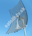 MMDS antena hliníkova 100x65 cm