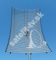 MMDS antena hlinkova 100x65 cm