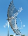 MMDS antena hlinkova 100x65 cm