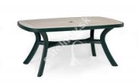 Plastový stôl Toscana 165x95cm, dekor Ravenna