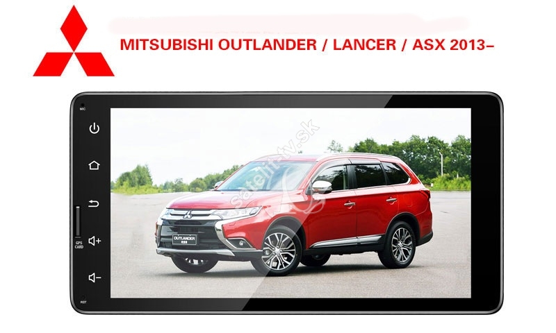 Multimediálne rádio Mitsubishi Outlander - ASX- Lancer - L200 - Android 9